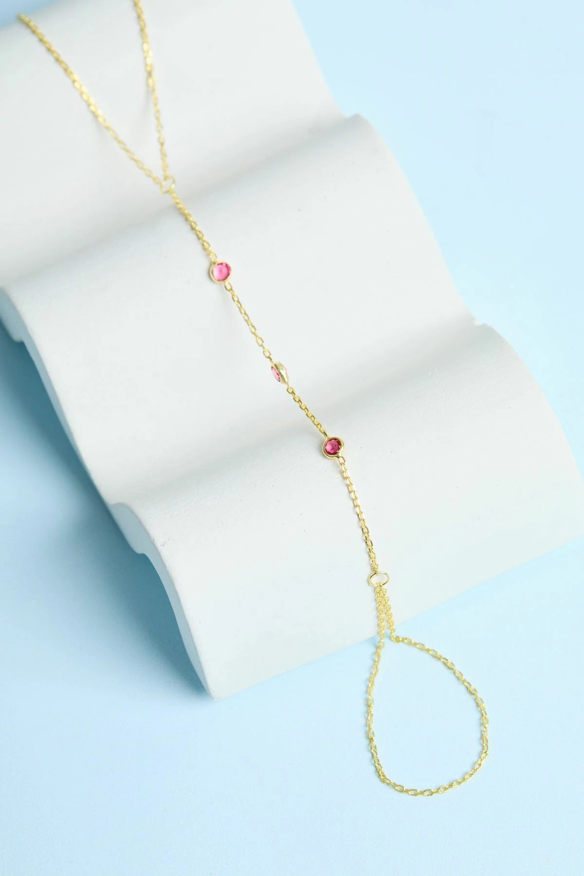 Ogrlica iz srebra 925 Elika, rdeča, TFNY65207