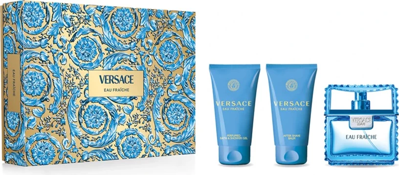 Eau de Toilette set za moške Versace Man Eau Fraiche, 50 ml
