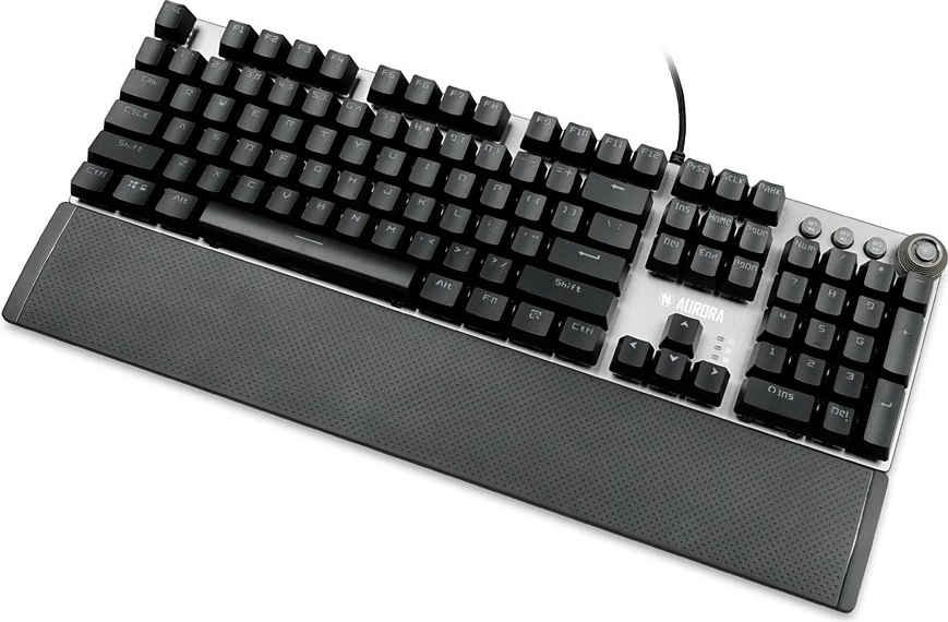 Mehanska igralna tipkovnica z RGB osvetlitvijo iBOX Aurora K-3, črna