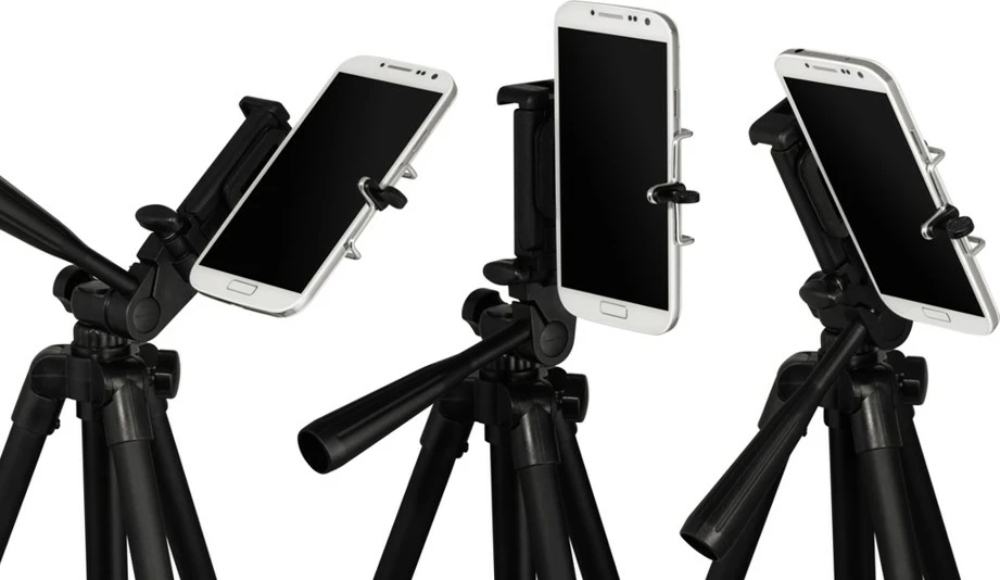 Stativ za pametni telefon in tablico Hama 4640, črn