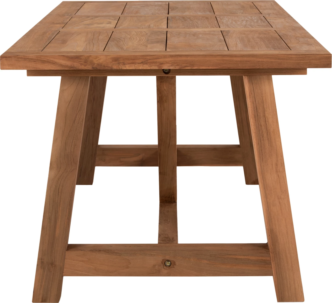 Jedilna miza iz recikliranega tikovega lesa v naravni barvi 200x90x75H cm