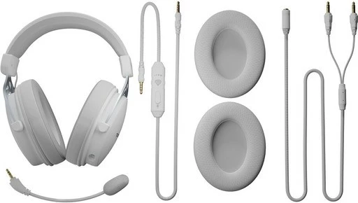 Slušalke za igralce, Genesis Toron 531, z odstranljivim mikrofonom, bele