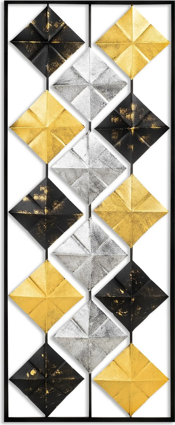 Kovinski stenski okrasek Wallity Tesoro, večbarven, 38 x 95 cm