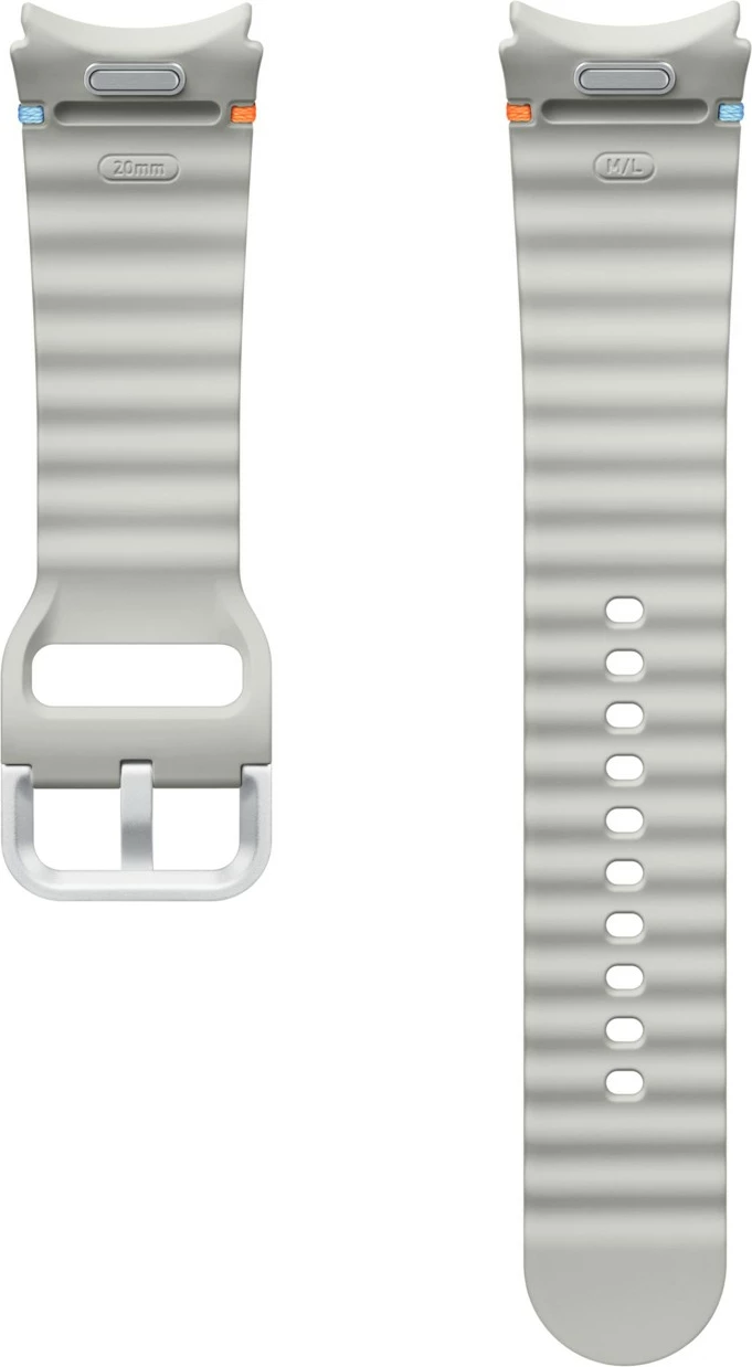 Športni pašček za Galaxy Watch 7, M/L, srebrn — Samsung