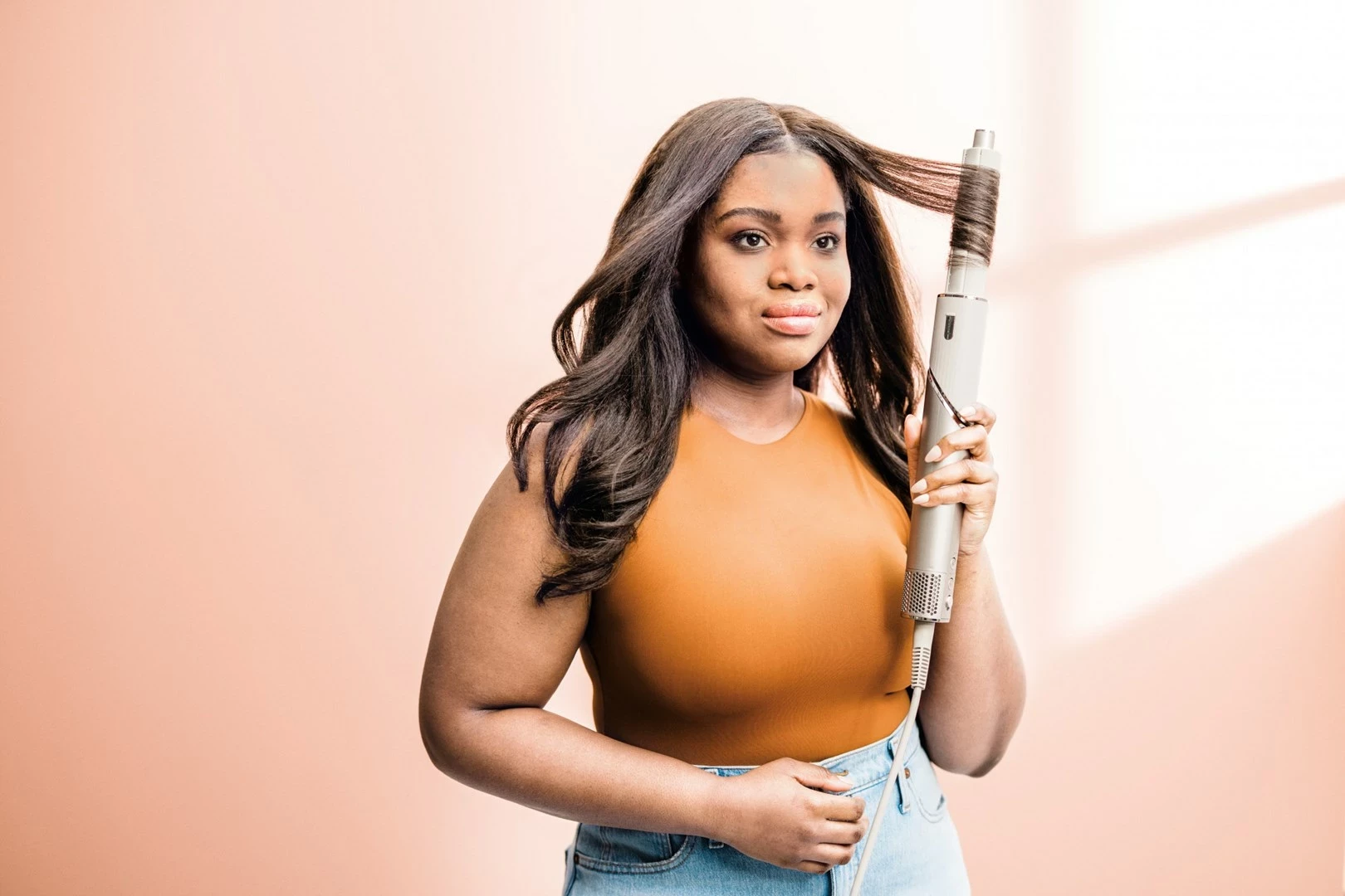 Multistyler za stiliziranje las Shark HD424SLEU, Warm Champagne