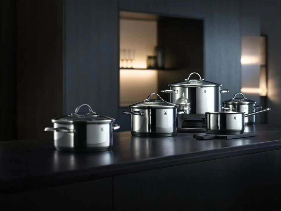 Set loncev iz nerjavečega jekla, 5-delni, srebrn — WMF Provence Plus