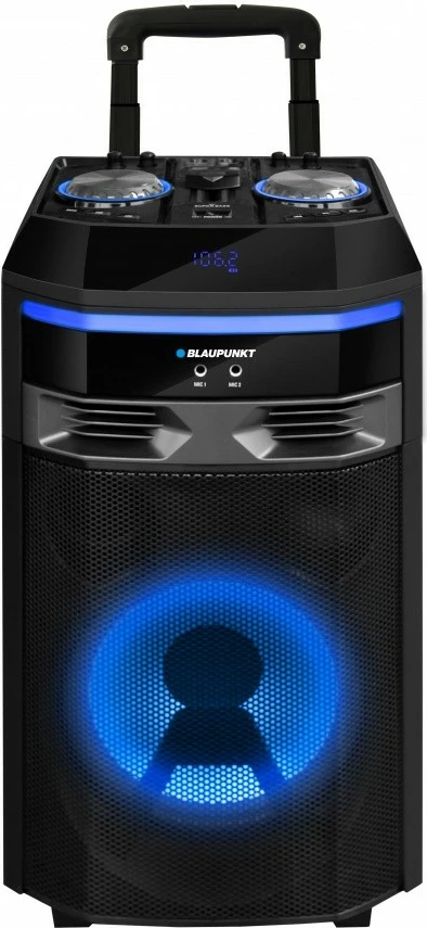 Avdio sistem Blaupunkt SYSTEM AUDIO PS6, z Bluetooth, karaoke, brezžični mikrofon, črn