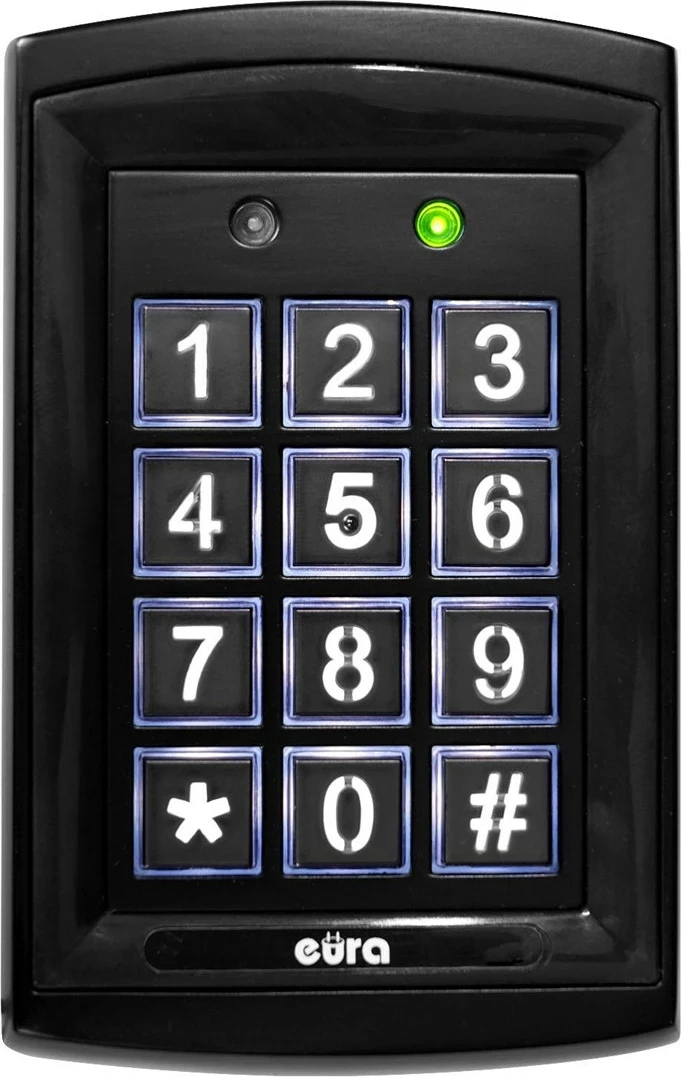 Elektronska varnostna tipkovnica eura AC-20C7, črna