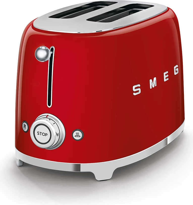Toster za kruh Smeg 50's Style, rdeč