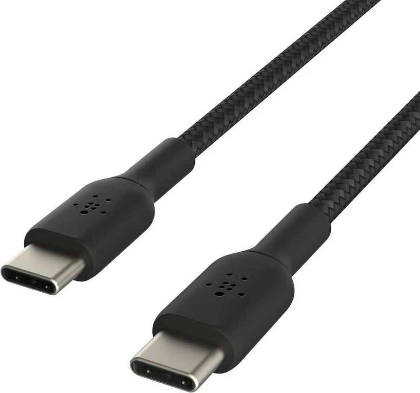 Kabel za polnjenje Belkin BoostCharge, USB-C na USB-C, 0,15 m, črn