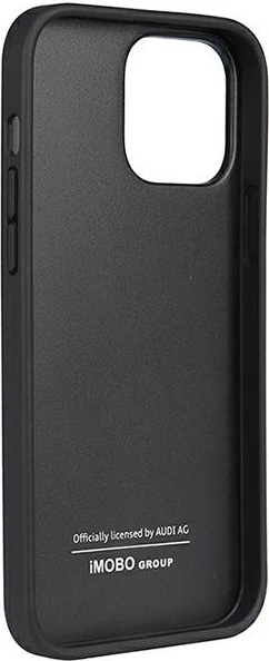 Ovitek za telefon iz pravega usnja za iPhone 13 Pro / 13, 6,1", črn — Audi Genuine Leather