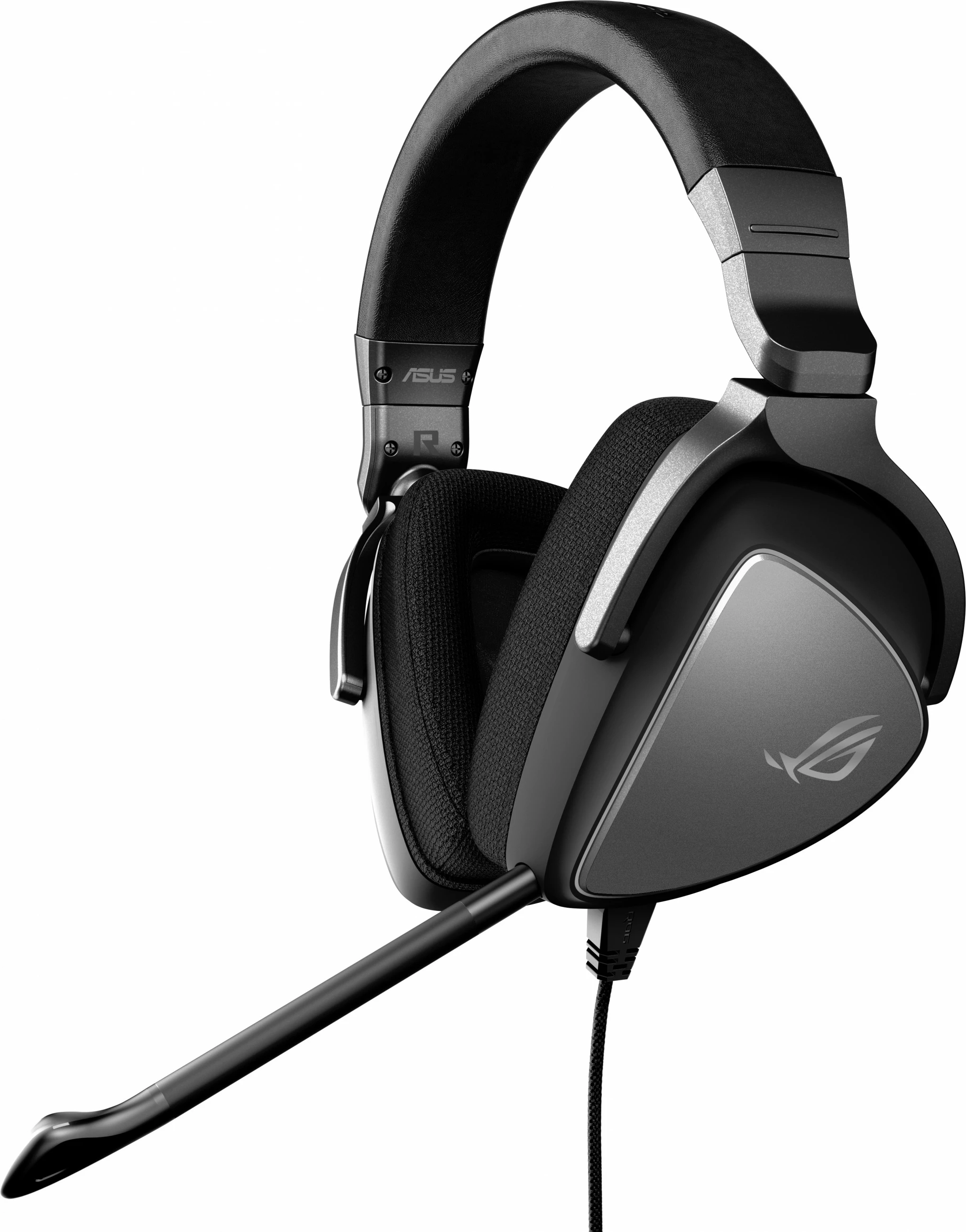 Gaming slušalke ROG Delta S ASUS, z žico, USB-C, AI mikrofon, 300 g, črne