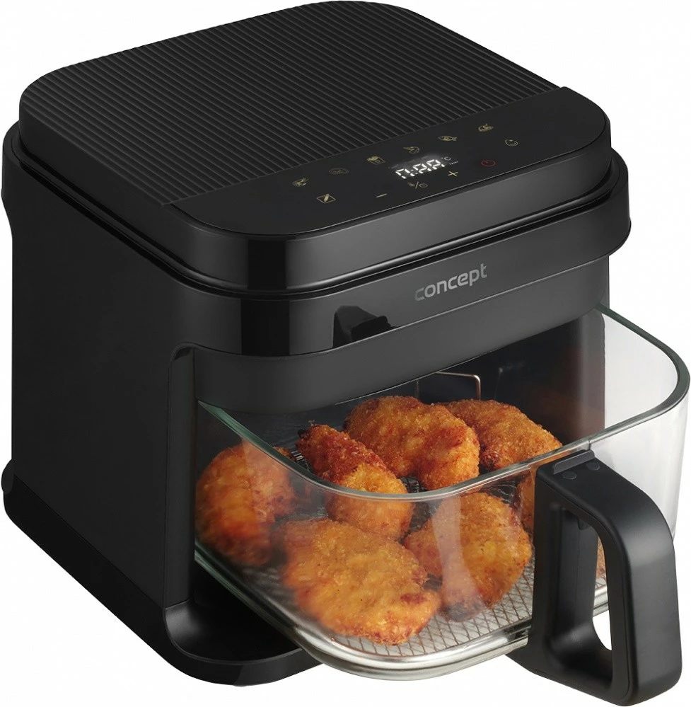 Friteza na vroč zrak Concept FR5500, 5,5 L, črna