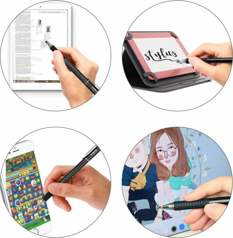 Digitalno pisalo Tech‑Protect Stylus, kovinsko, za pametne telefone, rožnato