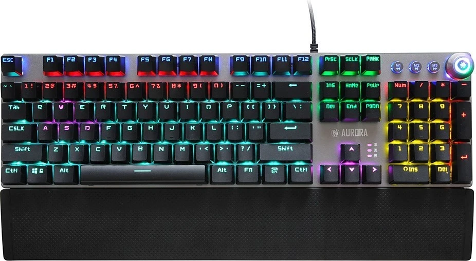 Igralna tipkovnica z mehanskimi tipkami in osvetlitvijo iBOX Aurora K-3