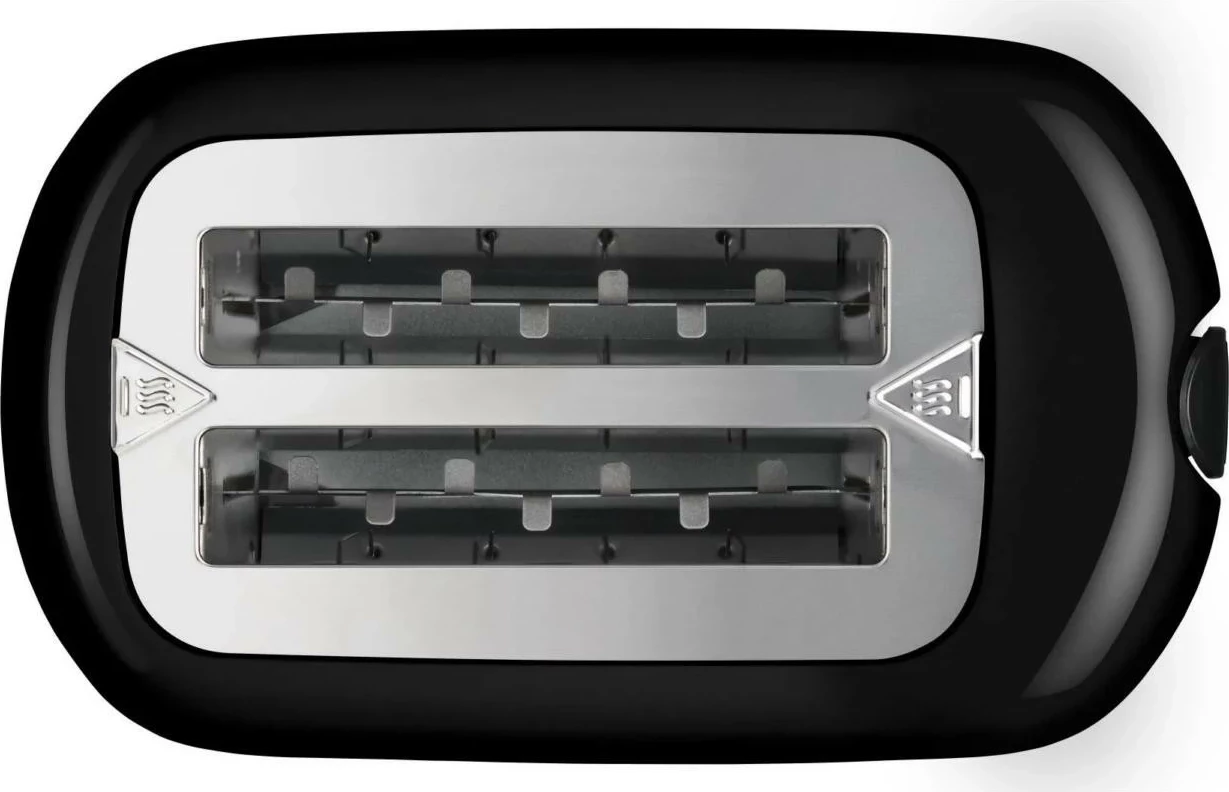 Toster, 2 reže, 7 stopenj pečenja, plastika, črn - Amica TD101