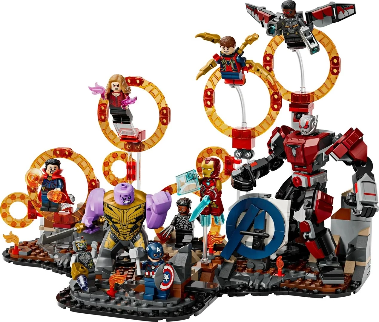 Set za gradnjo LEGO Marvel »Maščevalci: Konec igre – Končna bitka«, 621 kosov