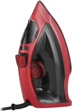 Parni likalnik Adler MS5031, 3000 W, keramična podloga, 400 ml, rdeče/črn