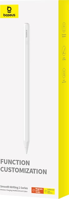 Pisalo z aktivno konico Smooth Writing 2 za iPad, zamenljiva konica, Baseus, belo