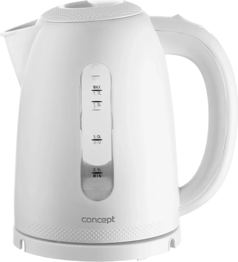 Električni čajnik 1,7 L, 1850–2200 W, bel CONCEPT RK-2330