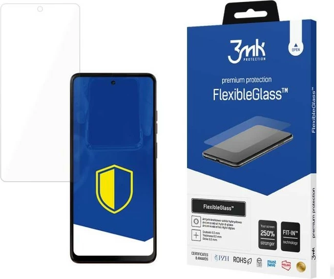 Hibridno zaščitno steklo FlexibleGlass za Motorola Moto G04, transparentno