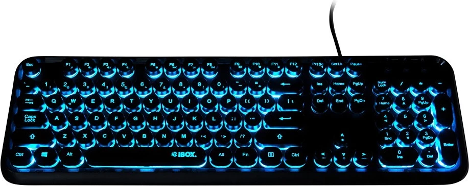 Tastatura I-BOX PULSAR IKS620, LED, žična