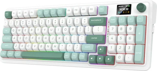 Mehanska tipkovnica Redragon Galatin Pro K719WG-RGB-PRO, 96%, RGB, brezžično/žično, bela