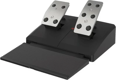 Timski igralni volan SEABORG 400, Genesis, z pedaloma, 15 programabilnih gumbov, USB, črno/srebrn