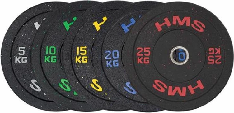 Olimpijska utež HMS, 5 kg, za moške in ženske