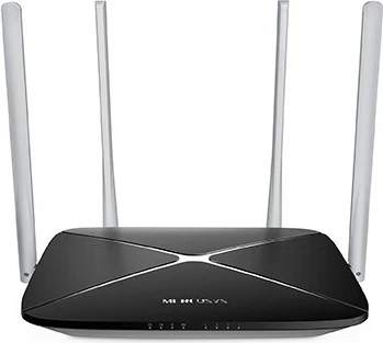 Ruter RJ-45, črn Mercusys AC12