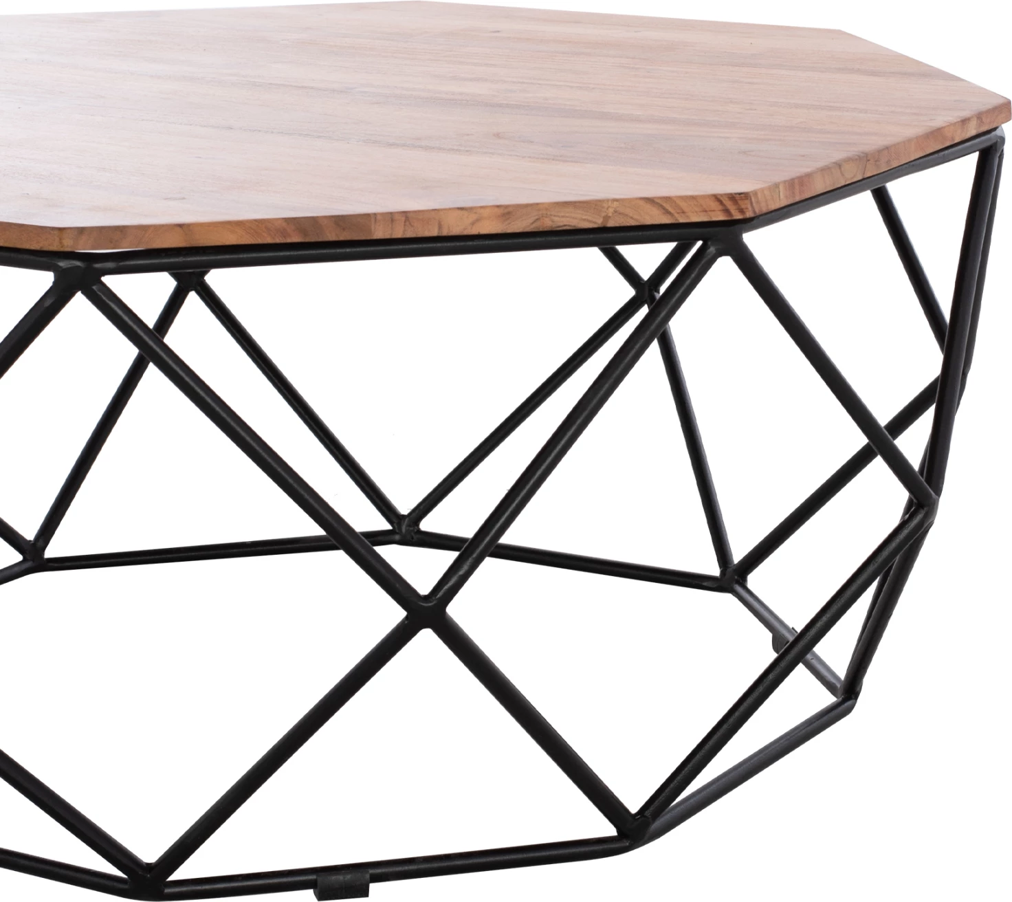 Klubska miza FH8777.11 iz akacijevega lesa Φ82x40H