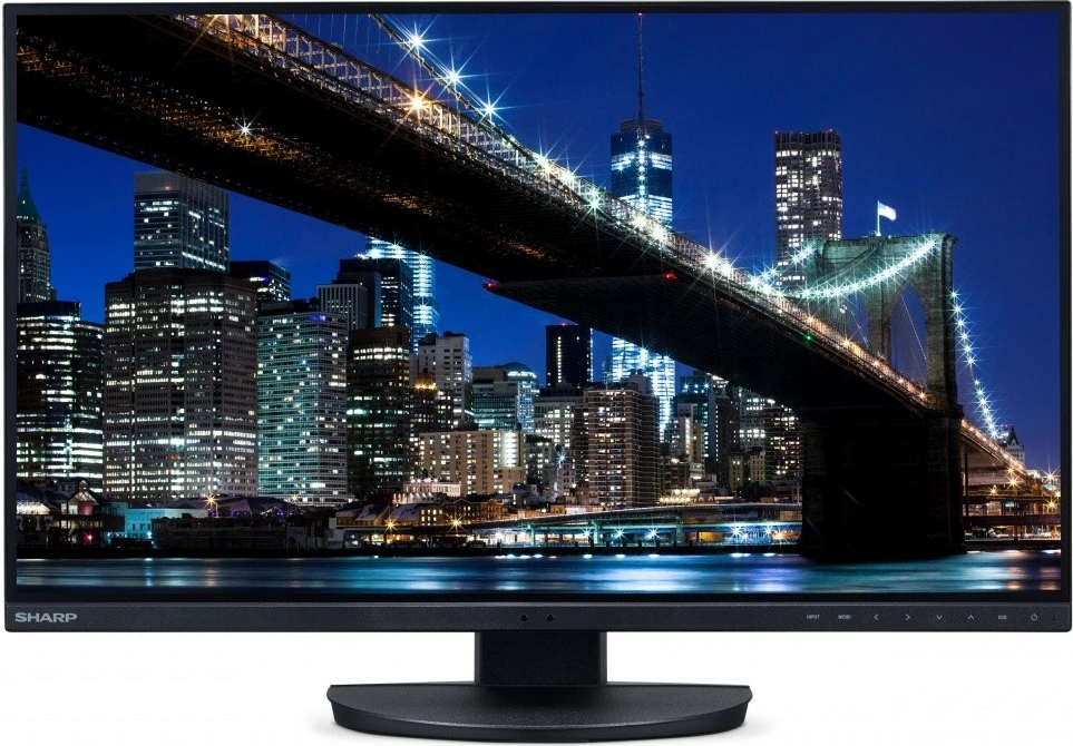 Monitor 27", 4K UHD, USB-C, LAN, črn, Sharp MultiSync EA272U
