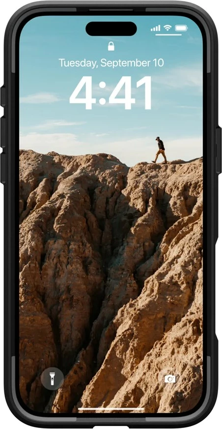 Zaščitni ovoj Urban Armor Gear Civilian za iPhone, 6,7", črn