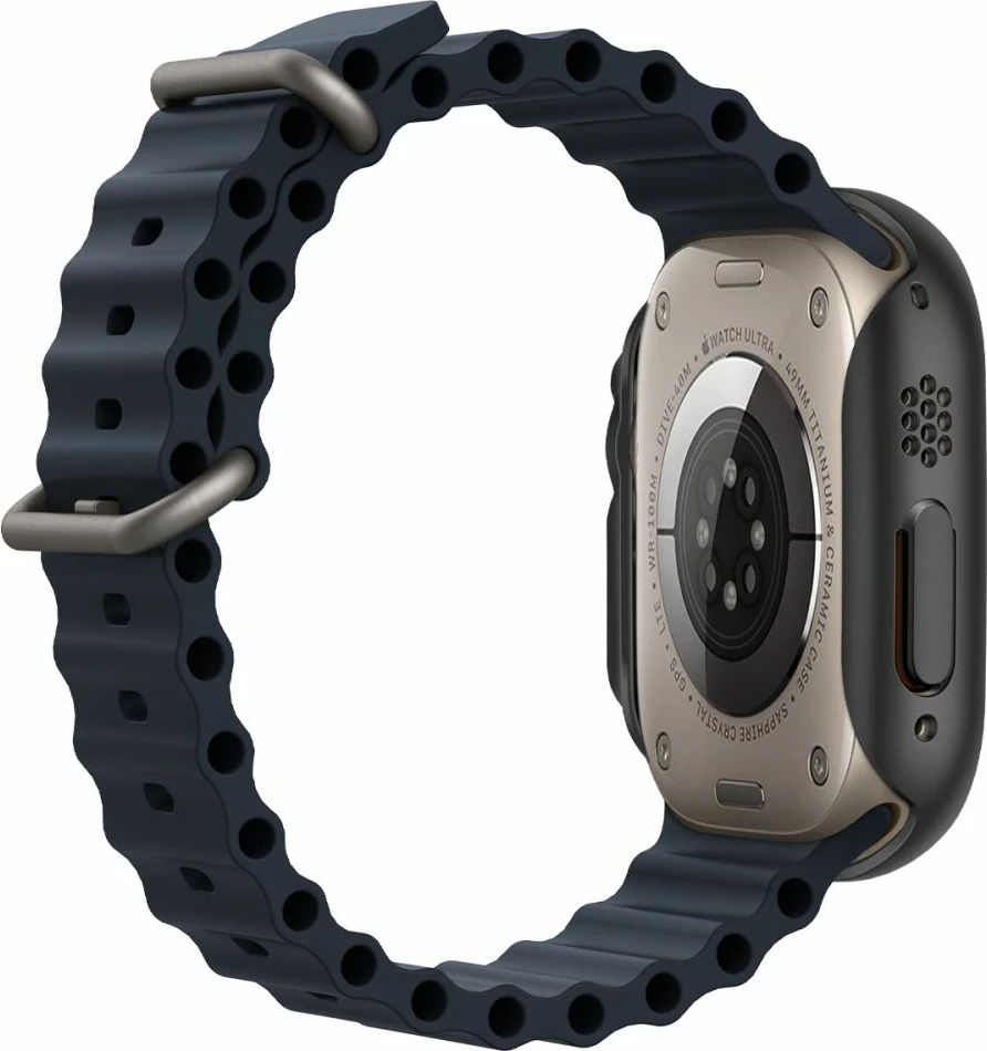Ovitek za Apple Watch Ultra 49 mm Spigen Thin Fit, črn