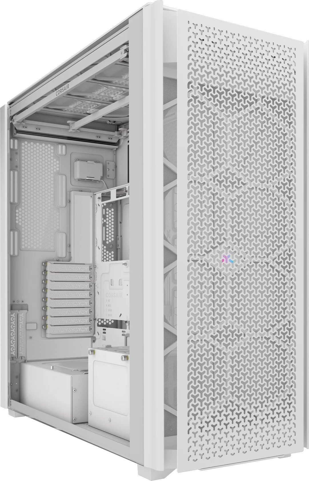 Računalniško ohišje Corsair 9000D iCUE LINK AIRFLOW, super-tower, belo