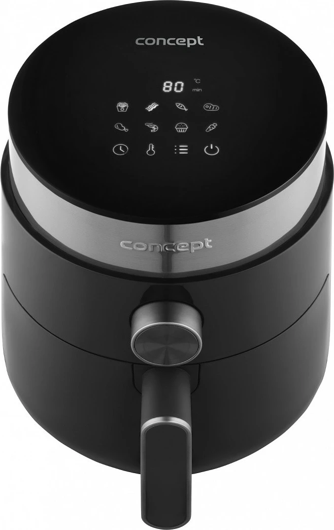 Friteza na vroč zrak Concept FR2500, 2,5 L, črna