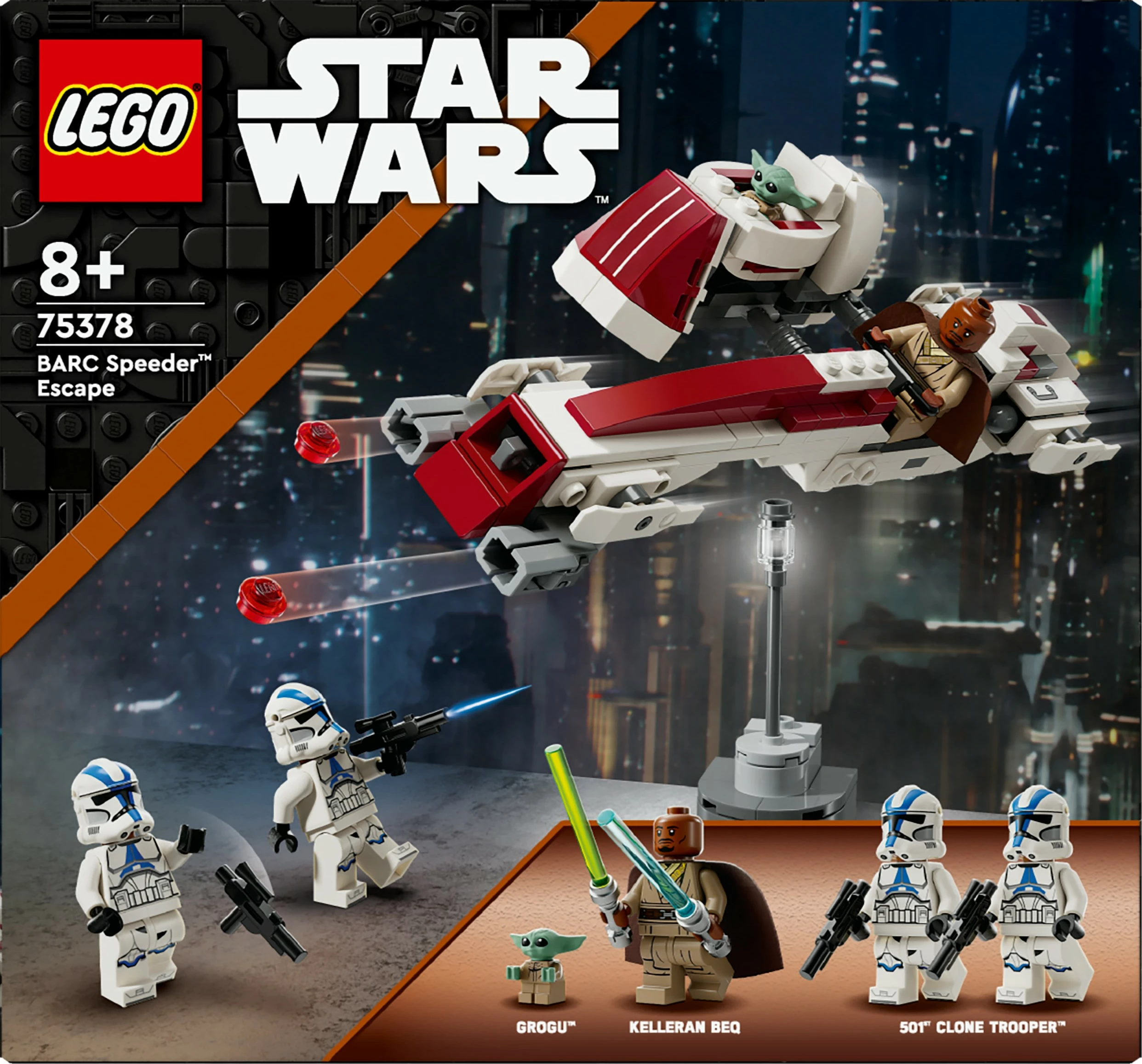 Komplet za sestavljanje BARC Speeder Escape 75378, LEGO Star Wars, večbarven