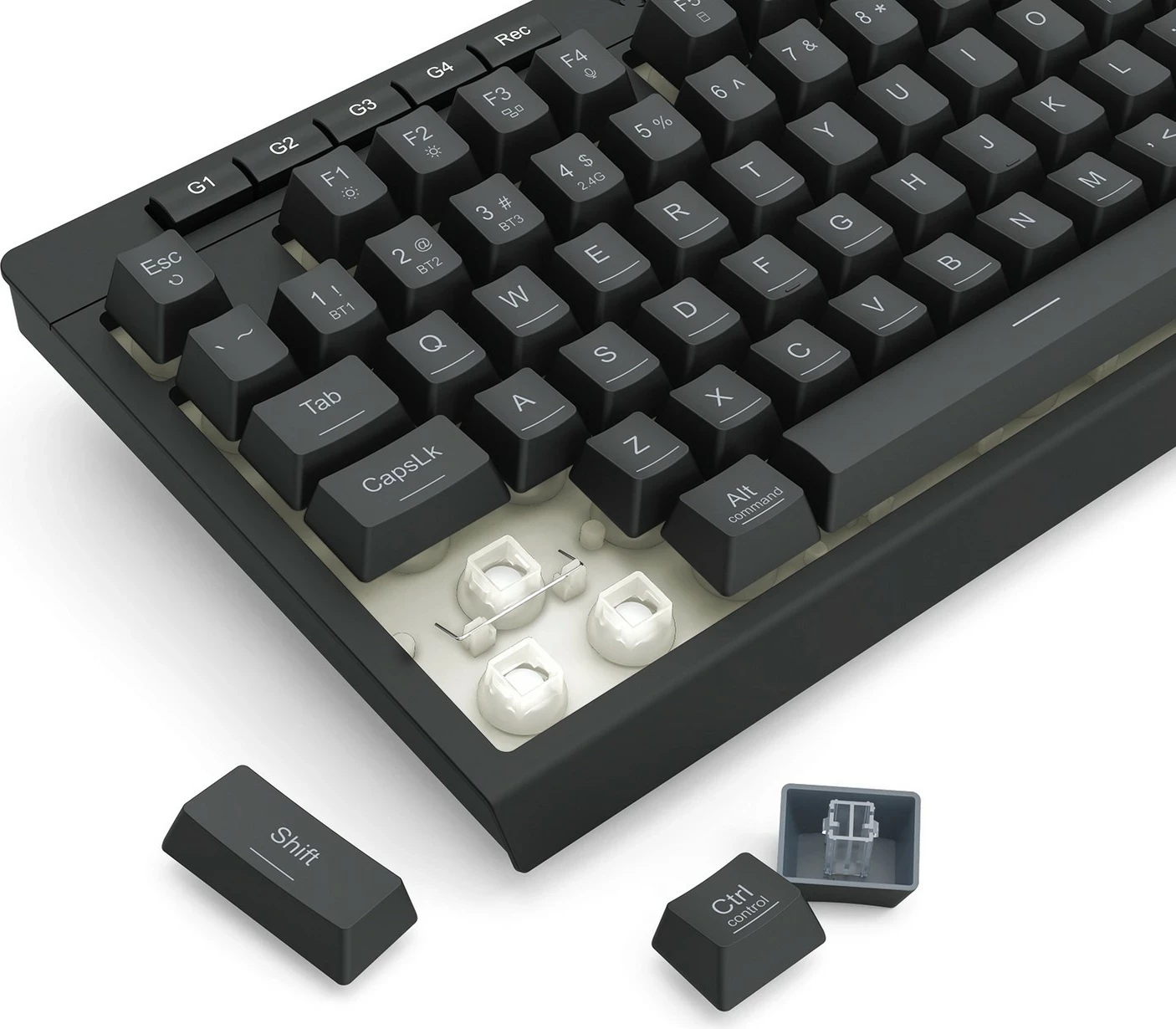 Gaming tipkovnica RGB, brezžična/žična, črna Redragon Shiva 98 Pro K515-Pro