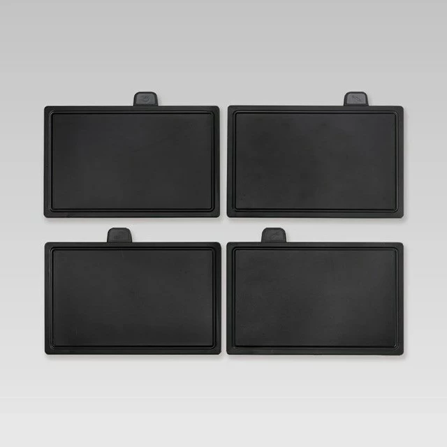 Set kuhinjskih nožev Maestro MR-1412-BLACK s blokom in kuhinjsko desko, črn