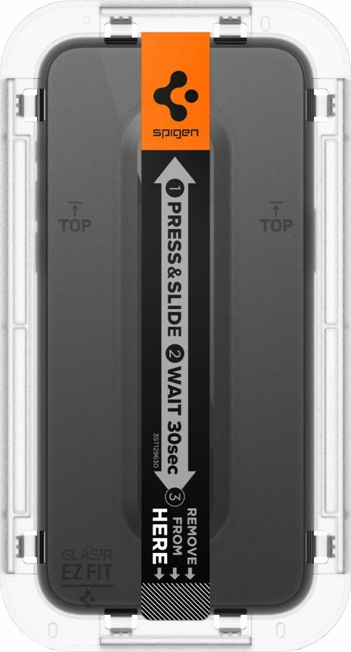 Zaščitno steklo Spigen Glas.tR EZ Fit FC za iPhone 15 Pro Max, 2 kosa, črno