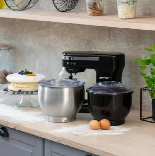 Planetarni mešalnik MPM MRK-21, 5L, 1600W, črno/srebrn