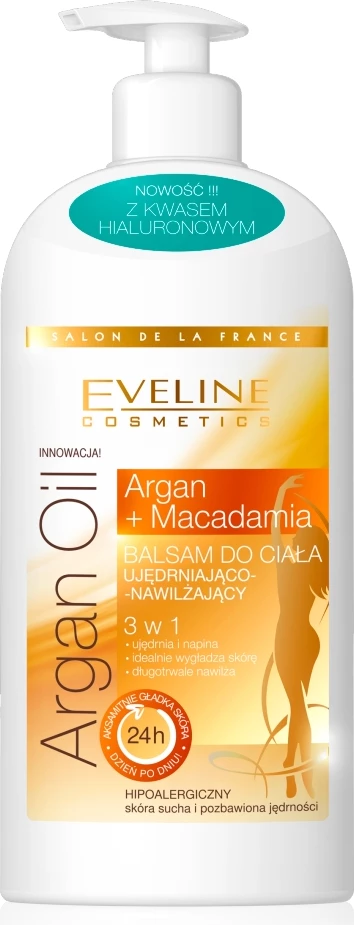 Balsam za telo Argan + Macadamia, Eveline Cosmetics, 350 ml
