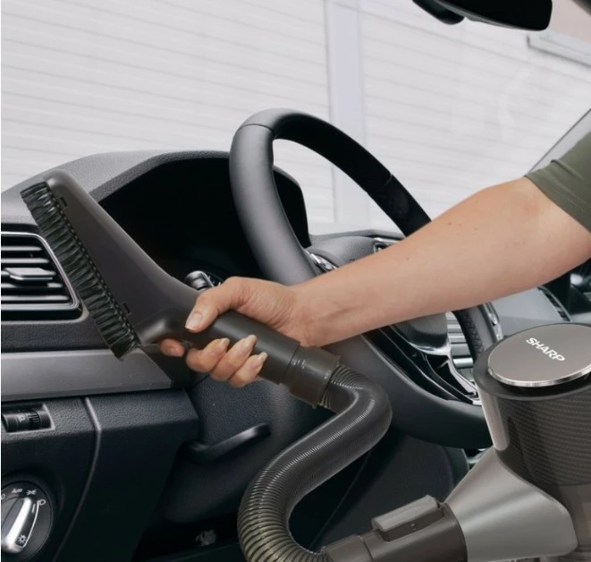 Vertikalni sesalnik brez kabla, 0,75 L, HEPA E12, 65 min, črno/siv - Sharp SA-VP4251GS