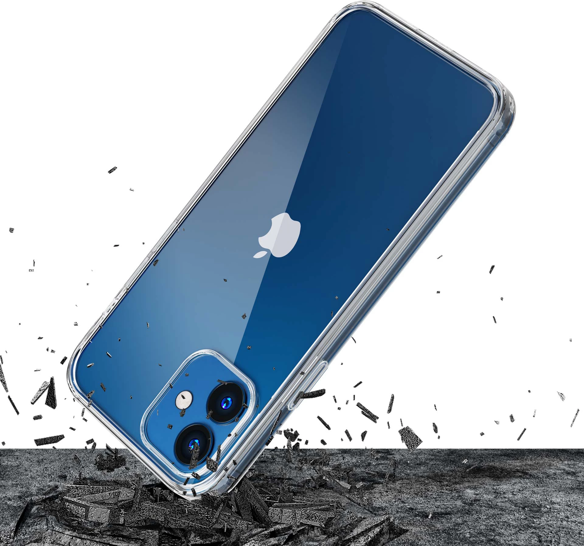 Prozoren ovitek za pametni telefon 3mk Protection Clear Case za iPhone 12 mini
