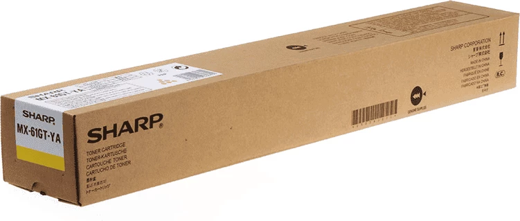 Toner Sharp MX-61GTYA, 24.000 strani, standardna velikost, rumena