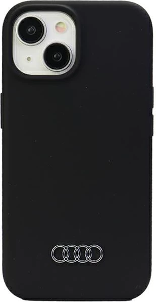Ovitek za iPhone 15, silikon, črn, Audi