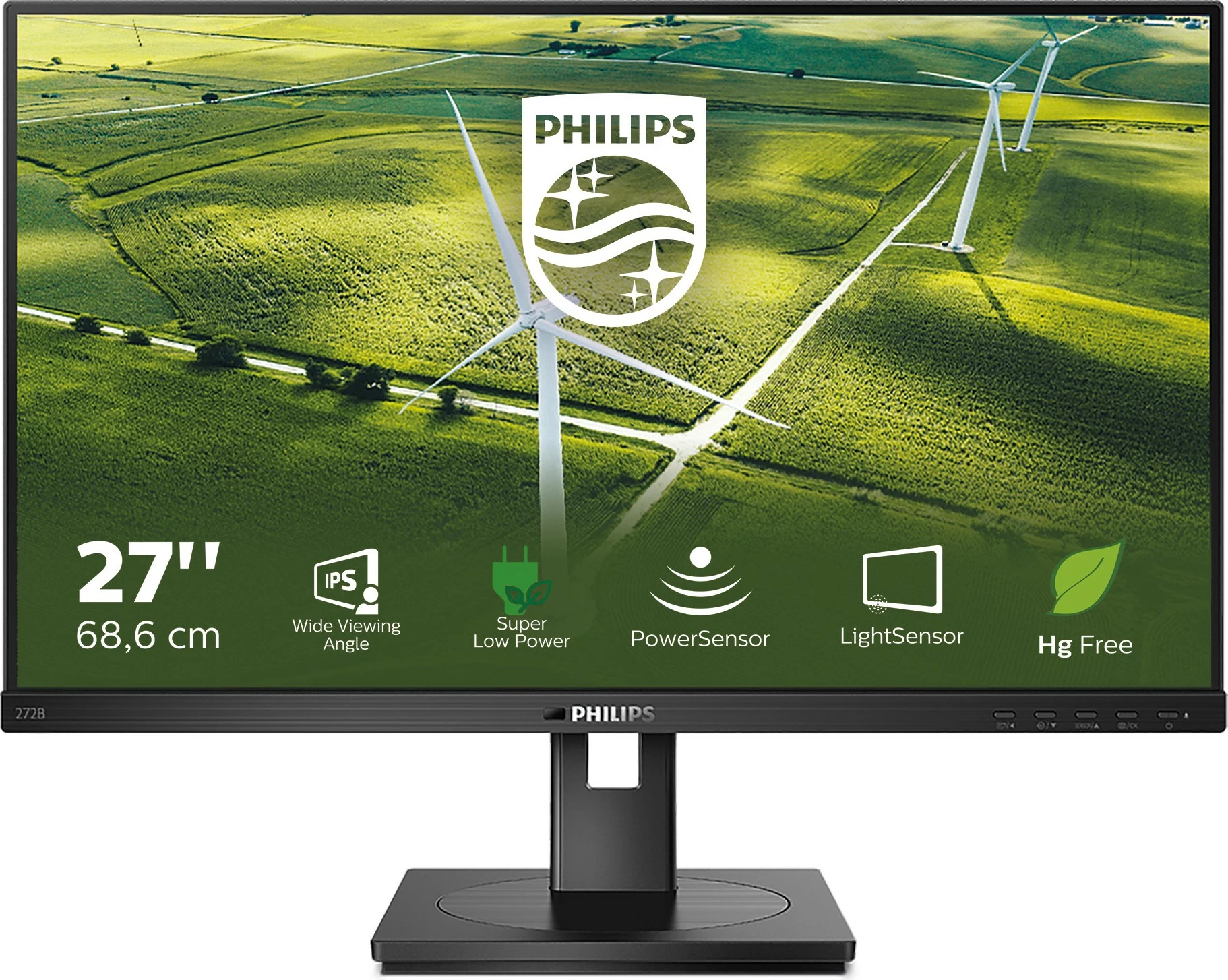 Monitor 27" Full HD LED, Philips B Line 272B1G/00, črn