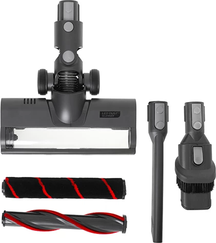 Brezžični sesalnik za velike hiše, Adler CR 7063, brezkrtačni motor 400 W, 31.000 Pa, posoda 0,6 L, do 100 min, LED zaslon, z 2 baterijama