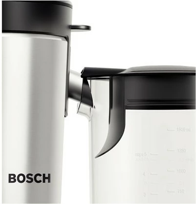 Sokovnik Bosch MES4000, 3 L, 1000 W, črn, siv, nerjaveče jeklo