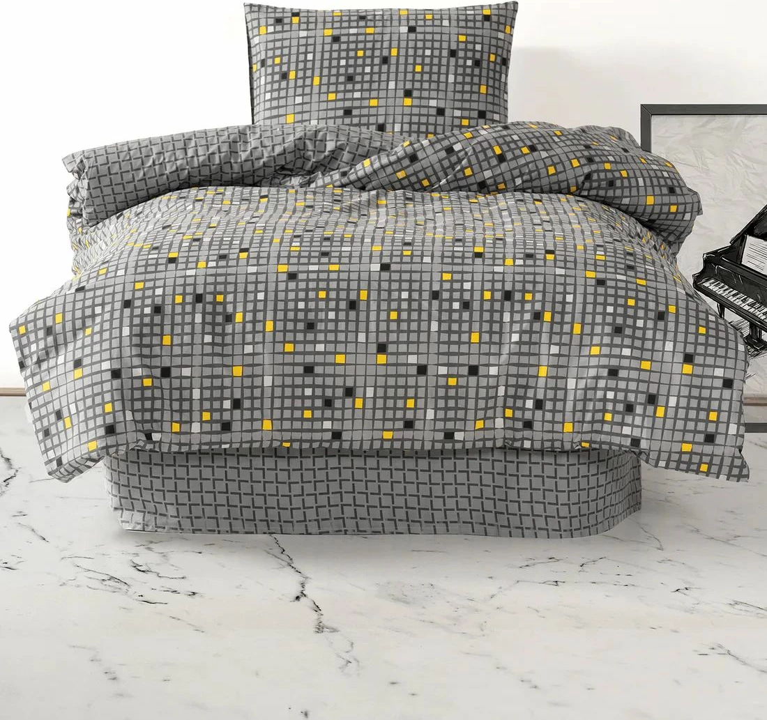 Prevleka za enojno odejo Ranforce L'essentiel, Dama, rumena